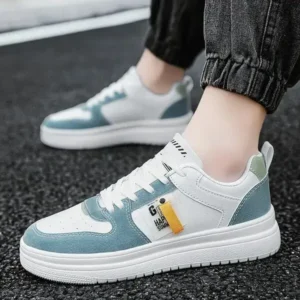 Simkimtim Men Fashion Color Matching Low Top Sneakers