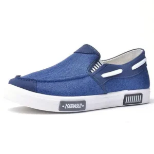 Simkimtim Men Casual Color Block Flat Shoes