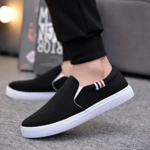 Simkimtim Men Casual Breathable Flat Canvas Shoes