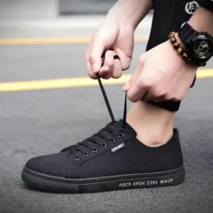 Simkimtim Men Casual Canvas Breathable Shoes