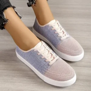 Simkimtim Summer Women Fashion Casual Fly-Woven Mesh Breathable Sneakers