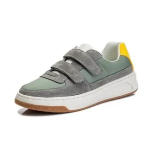 Simkimtim Women Casual Colorblock Platform Velcro Sneakers